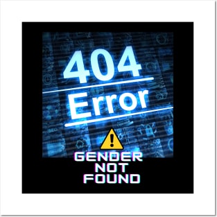 404 Error gender not found! Posters and Art